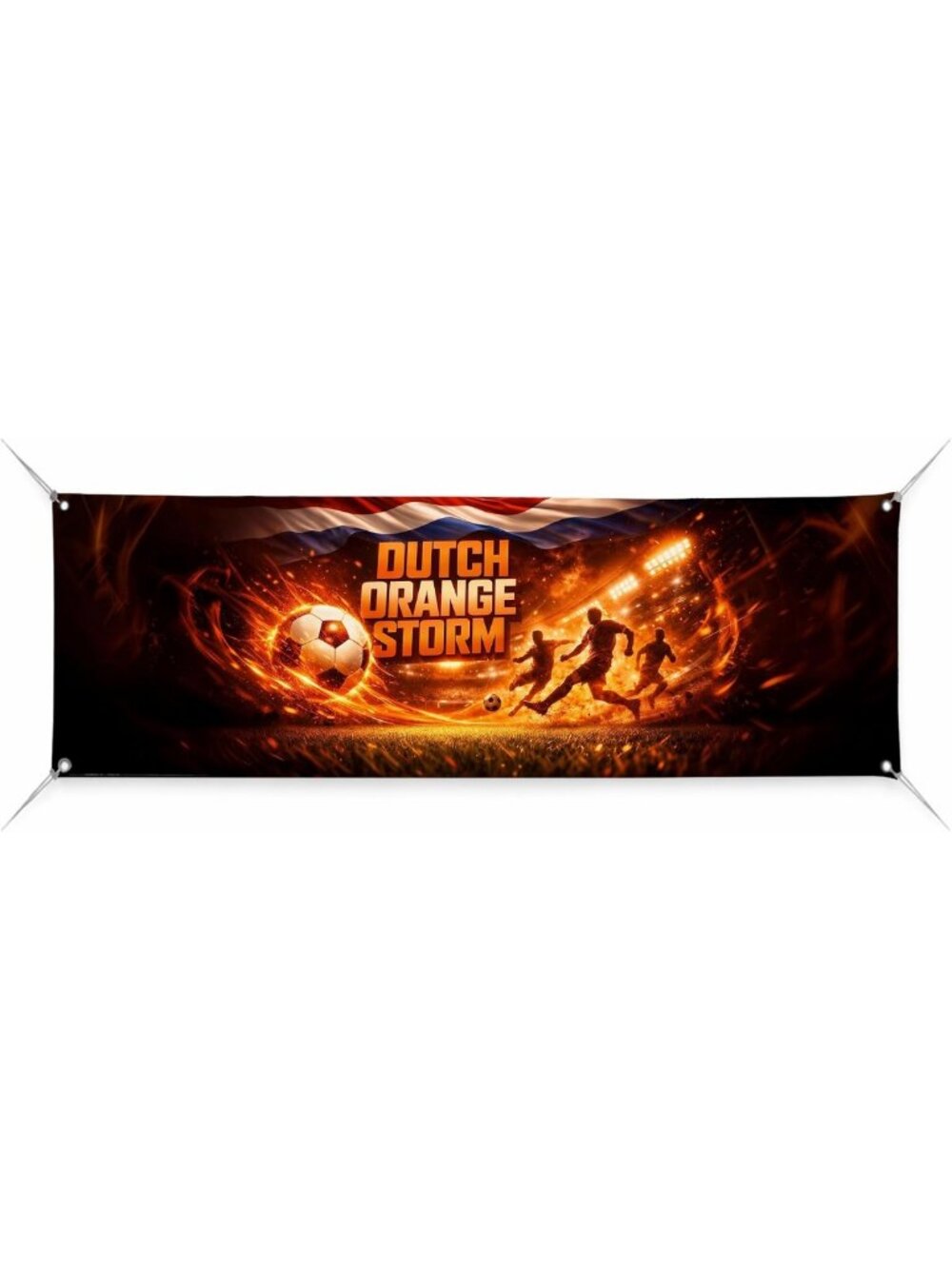 Large 10x3ft Soccer Banner for 2026 World Cup - Outdoor Football Party Decor